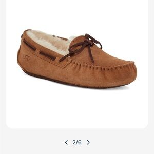 UGG Tan Suede Moccasin Slippers